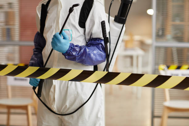 Professional Biohazard Cleanup technician working in Alliance, OH